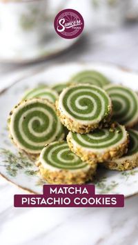 A cookie a day keeps the sadness away! Cheer your day up with our beautifully delicious matcha pistachio cookies, the distinct flavor of matcha and crunchiness of pistachio make these cookies serenely delightful and unforgettable. Consuming matcha is always a good idea and with Suncore Foods® Midori Jade Matcha Powder, you can bake into these cookies its vibrant green color, and its heavenly taste! So what are you waiting for? Let's put on those oven mitts and try this delicious recipe!