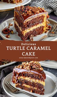 That's the kind of nostalgic comfort I get whenever I make my favorite turtle caramel cake recipe.