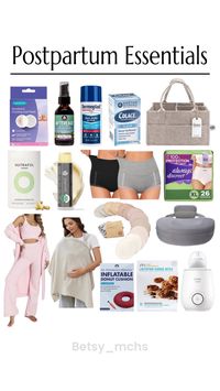 Postpartum must haves, postpartum check list