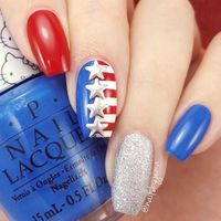 Memorial day nail designs just like all the other themed manicure ideas are more than relevant when the holiday is coming closer. That is why we are ready to treat you with a fresh and trendy compilation that will help you complete your look with the help of your perfect nail art. #nails #nailart #naildesign #holidaynails