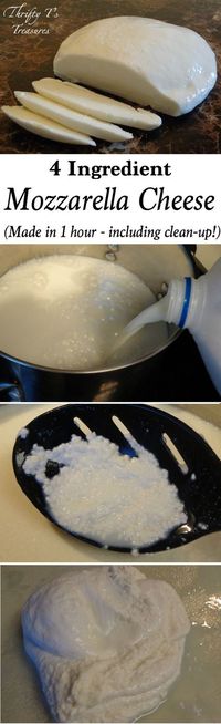 This step-by-step tutorial shows you how to make Mozzarella Cheese in ONE HOUR. Who knew making cheese could be such an easy DIY project? This will definitely be one of those recipes that you’ll fall in love with!