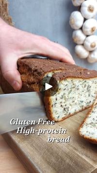 373K views · 12K reactions | This is our fifth most viral video from 2024 with a total of 4.9 Million views from March.

It's 1 of 50 recipes from our cookbook. Comment 𝗕𝗧𝗕 if you would like to check what else is in this book. 

Gluten Free High-protein cottage cheese bread💪

Ingredients:
✅️ 500 g of homemade cottage cheese
✅️ 3 eggs
✅️ 300 g almond flour
✅️ 1 teaspoon of baking powder
✅️ 1 teaspoon salt
✅️ 50 g of linseed
✅️ 50 g of sunflower seeds
✅️ 50 g pumpkin seeds

Method:
1️⃣ Put all the ingredients into a bowl and start mixing with a spoon.
2️⃣ Mix by hand until the ingredients are thoroughly combined.
3️⃣ Place into a loaf pan lined with baking paper and form a loaf.
4️⃣ Bake for 1 hour at 180ºC / 360°F
5️⃣ Cool on a rack and enjoy😋

💬Write in a comment if you have already 