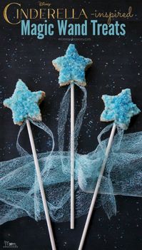 Cinderella Magic Wand Rice Krispies Treats