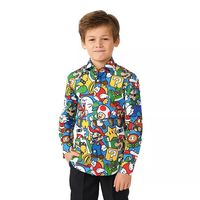 Boys 2-8 OppoSuits Nintendo Super Mario Button-Up Dress Shirt