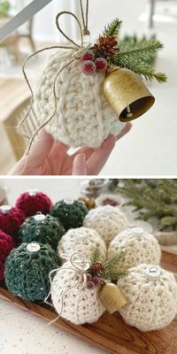 Festive Crochet Christmas Tree Ornaments Patterns for Free