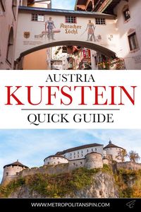 Planning a trip to Kufstein? Check out this quick guide! #kufstein #austria #tyrol #europe #travel