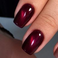 Gel polish cat eye with stained glass glaze over? or reverse? Idées