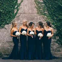 #bridesmaidlook hair up, #bluebridesmaid dresses and #whitebouquets…