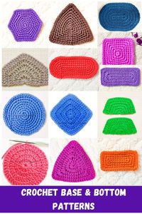 Basic Crochet Base Patterns are always very useful in making variety of Crochet Patterns. Be it of any shape …Crochet Hexagon , Rectangle, Oval, Round, Square. You can make umpteen number of crochet projects with these simple Base patterns right from Crochet Bags, purses, cushion covers, pillows, scarf, rugs, placemats, blankets and many more as you wish.