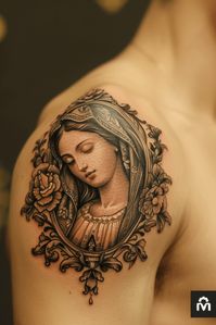 Unique Virgin Mary Tattoo Ideas to Honor Faith