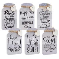 PRICES MAY VARY. [A Nice Set of Blue & Grey Kitchen Decor Wall Art]: 6 pieces of country kitchen decors in the package, each kitchen wall decor painted with different inspirational wall decor words and patterns. Perfect for modern farmhouse kitchen decor wall, our kitchen wall decorations & boho wall decor give a relaxed and fresh feeling to others! What a perfect kitchen gifts for women! [Installation of Wall Decor for Kitchen]: The back of each country home decor comes with hooks, you can hang