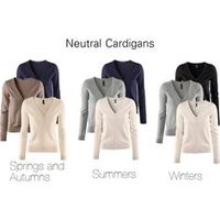 "Neutral Cardigans" by katestevens on Polyvore