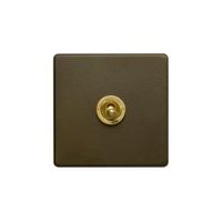 Bronze & Brushed Brass - Bronze - Sockets & Switches