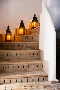 Lanterns on Stairs