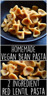 4 Vegan Red Lentil Recipes (Not Soup) - Homemade Bean Pasta, Homemade Red Lentil Pasta, Gluten Free Pizza Crust (2 Ingredient), Lentil Savory Pancake, 2 Ingredient Tortillas, Vegan Pizza Crackers Gluten Free, How To Make Flour - Rich Bitch Cooking