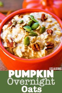 Pumpkin Overnight Oats Recipe