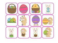 Free! Easter Barrier Game for concepts, following directions, asking and answering ?, etc. Repinned by SOS Inc. Resources. Follow all our boards at pinterest.com/sostherapy for therapy resources.