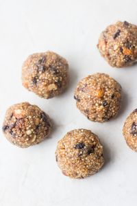 No Bake Almond Quinoa Energy Balls - The Adventures of MJ and Hungryman