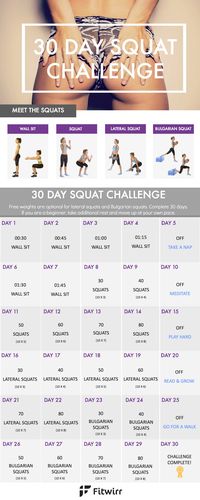 30 Day Squat Challenge