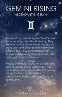 GEMINI RISING / Ascendant in Gemini meaning. #astrology #horoscope #gemini #natalchart #geminirising #ascendant #ascenandtingemini #astromuffin