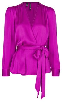 Mango Silk Wrap Blouse, £42.99