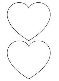 Free Printable Heart Templates – Large, Medium & Small Stencils to Cut Out - What Mommy Does