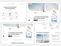 Biotech Landing Page by Levi Wilson for QClay on Dribbble