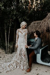 Blissful Boho Tulum Destination Wedding at Papaya Playa Project