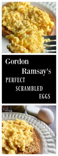 Gordon Ramsay's revealed way to execute a perfectly creamy and fluffy batch of scrambled eggs.