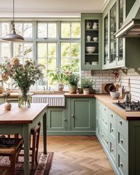 12 Moody Farmhouse Kitchen Touches for an Aesthetic Decoration - Matchness.com