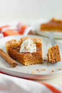 Make this super simple dairy free pumpkin pie for Thanksgiving! It's gluten free too and made from scratch with a simple pie crust and coconut milk filling. You'll be amazed how thick and creamy this recipe is! #paleo #pumpkin #pie #dairyfree #glutenfree #thanksgiving #dessert