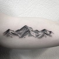 Tattoo uploaded by Fanny • #mountains #mountainstattoo #mountaintattoo #montagnes #montagnestattoo #dot #dots #dotwork #dotworktattoo #petitpoints #stippling #stippletattoo #blackandwhite #blackandwhitetattoo #welove #lespetitspointsdefanny #tattoolausanne • Tattoodo