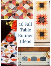 16 Fall Table Runner Ideas for Thanksgiving