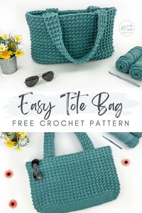 Create your very own textured tote with confidence using this step-by-step Easy Tote Bag Crochet Pattern & Video Tutorial. This free resource will guide you through the process, helping you craft a stylish and functional tote perfect for your everyday needs.