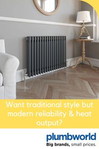 Love that traditional feature but want the relaiability and heat output of a modern day product? At Plumbworld we have a selection of DuraTherm radiators that provides added heat output. #designerradiator #winteriscoming #itsgettingcoldoutside #radiatorideas #radiator #bathroomradiator #homeheating