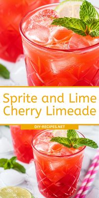 Make your summer days sweeter with this easy, refreshing Cherry Limeade recipe!