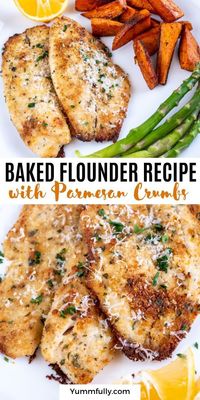 Experience the perfect harmony of flavors in our Baked Flounder Recipe with Parmesan Crumbs, as delicate flounder is adorned with a golden, cheesy breadcrumb topping. Don’t miss out on more delectable recipes – click here to discover a world of divers inspirations