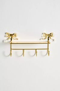 Marina Wall Multi-Hook Shelf | Urban Outfitters