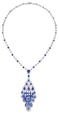 GRAFF | SAPPHIRE AND DIAMOND PENDANT-NECKLACE 格拉夫 | 藍寶石配鑽石吊墜項鏈 | Graff: Light & Form | 2020 | Sotheby's