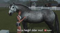 Horse height slider mod sims 4 with cc