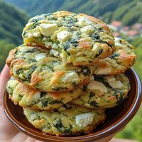 Delicious Spinach and Feta Cookies Recipe: Easy Spanakopita-Inspired Snack