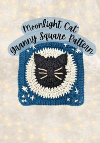 This is a digital download pattern to make the Moonlight Cat Granny Square.  Introducing the cute and fun moonlight cat granny square pattern. You can use this pattern to make bags, blankets, and so much more! Perfect for making gifts for the cat lover in your life!  7inch square  This is not a physical item.