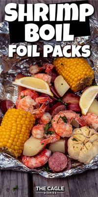 A delicious and simple way to get those flavors from a Shrimp Boil while camping! This no-fuss way of cooking shrimp will have everyone so excited it tastes just like the real deal. Spicy Cajun flavors infused into every bite.