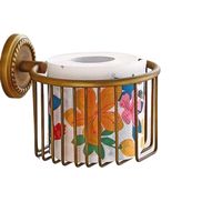 PRICES MAY VARY. Vintage Design: Featuring antique brass finish, the toilet roll holder shows a simple and elegant taste, and coordinate well with almost any bathroom decor. All Brass Construction: The toilet paper wire basket is made of solid brass, and no . Thicker base aims to enhances stability. Multifunction: can store not only toilet paper, but also soap, emulsion, hand soap, shower caddy and more Basket Design: Effectively avoid paper roll slipping due to the open end of traditional desig