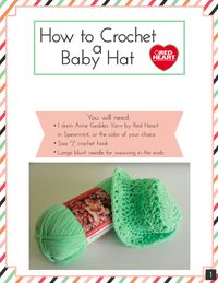 How to Crochet a Baby Hat