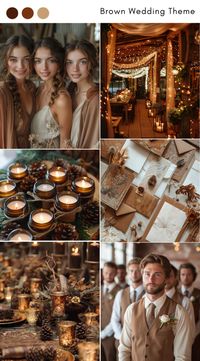 Pin this for your brown-themed wedding inspiration! Discover the perfect theme idea that celebrates the warmth, elegance, and versatility of brown. This article dives into how to incorporate this rich color into every aspect of your special day, from decorations and floral arrangements to attire, stationery, cakes, and favors. Explore captivating color palettes and schemes that create a cohesive and inviting atmosphere for your celebration. Embrace the beauty of brown and let it guide your wedding aesthetic!