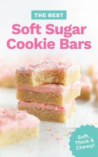 Frosted Sugar Cookie Bars - Design Eat Repeat