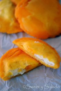 Arepa de Huevo (Egg Stuffed Arepa) - Sweet y Salado