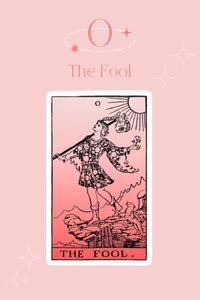 Tarot card The Fool represents a new beginning and childlike wonder. Usually signifies new opportunities and changes are on the way, in upright position.