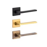 Elevate your home's interior with our Passage Brass Door Lever Handles. Perfect for non-locking doors, they combine classic elegance with smooth operation and easy installation, enhancing any room with their timeless design. AVAILABLE FINISHES Brushed Gold Antique Gold Matte Black PRODUCT SPECS Made-to-order products Solid cast brass - stable, attractive, sturdy, and tactile Compatible Door Thickness: 1.375" to 2" (35 mm to 50 mm) Screws are provided, typically fit board thickness 18-22 mm Contact us if you need longer screws For residential interior doors Luxury and modern style DIMENSIONS Length: 150 mm (5.90 in) Projection: 55 mm (2.16 in) Rose Plate Diameter: 51.50 mm (2.03 in) Rose Plate Height: 10 mm (0.39 in) Weight: 1.130 kg INSIDE THE BOX 1 pair of handles, 1 piece square rod, scr